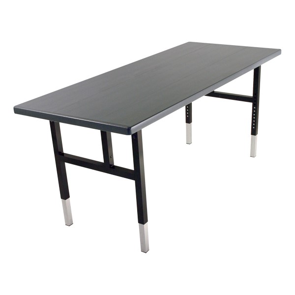 Alulite Aluminum Folding Table - Shown w/ H-style legs